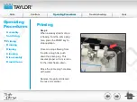 Предварительный просмотр 80 страницы Taylor Turbo Charge 8752 Operator Training