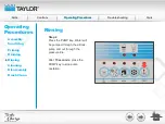 Предварительный просмотр 86 страницы Taylor Turbo Charge 8752 Operator Training