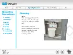 Предварительный просмотр 93 страницы Taylor Turbo Charge 8752 Operator Training