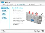 Предварительный просмотр 106 страницы Taylor Turbo Charge 8752 Operator Training