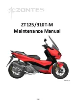 TAYO ZONTES ZT125 2022 Maintenance Manual предпросмотр