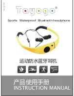 tayogo Waterproof Mp3 Player Headset Instruction Manual preview