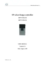 Preview for 1 page of TBB MPPT SP60-150 User Manual