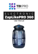 TBI PRO Engineering ELECTRONIC ZapLikePRO 360 User Manual preview