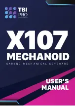 TBI PRO Engineering X107 MECHANOID User Manual preview