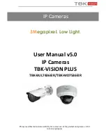 TBK vision BUL7436EIR User Manual preview