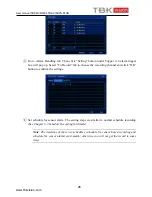 Предварительный просмотр 27 страницы TBK vision NVR5004 User Manual
