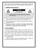 Preview for 2 page of TBK vision RYK3B41 Instruction Manual