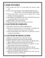 Предварительный просмотр 2 страницы TBK vision RYK777F Instruction Manual