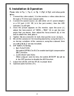 Preview for 5 page of TBK vision TBK-6008CSV9 Instruction Manual