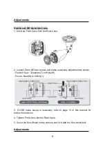 Preview for 9 page of TBK vision TBK-BUL4705EIR24 Operating Instructions Manual