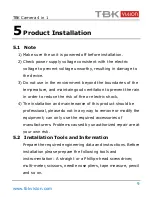 Предварительный просмотр 10 страницы TBK vision TBK-BUL4841EIR User Manual