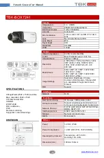 Предварительный просмотр 50 страницы TBK vision TBK-BUL7443EIR User Manual