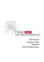 TBK vision TBK-NVR2300 Series User Manual preview