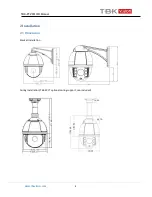 Preview for 9 page of TBK TBK-PTZ6610IR Installation & User Manual