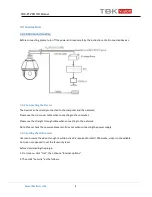 Preview for 13 page of TBK TBK-PTZ6610IR Installation & User Manual