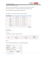 Preview for 40 page of TBK TBK-PTZ6610IR Installation & User Manual