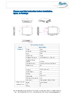 Preview for 2 page of TBM MPL028H-B6 Manual