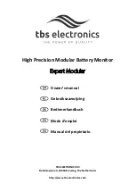 tbs electronics Expert Modular Owner'S Manual предпросмотр