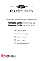 Предварительный просмотр 1 страницы tbs electronics Powersine Combi PSC1800-24-30 Owner'S Manual