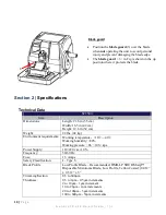 Preview for 10 page of tbs electronics SHURCut 2500 Operator'S Manual