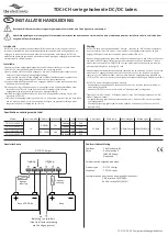 Preview for 2 page of tbs electronics TDCi-CH Series Installation Manual