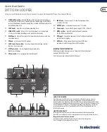 Preview for 1 page of TC Electronic DITTO X4 Quick Start Manual