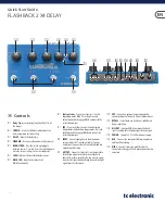 TC Electronic FLASHBACK 2 X4 DELAY Quick Start Manual предпросмотр