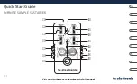 Preview for 1 page of TC Electronic INFINITE SAMPLE SUSTAINER Quick Start Manual