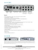 Preview for 4 page of TC Electronic Konnekt 24D Brochure & Specs