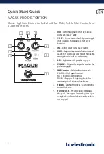 TC Electronic MAGUS PRO DISTORTION Quick Start Manual preview