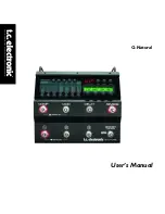 TC Electronic Multi-effects Processor G-Natural User Manual предпросмотр