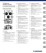 TC Electronic NETHER OCTAVER Quick Start Manual preview