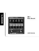 TC Electronic NR-I Nova Reverb User Manual предпросмотр