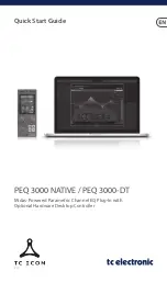 TC Electronic PEQ 3000 NATIVE Quick Start Manual preview