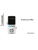 TC Electronic PolyTune Mini User Manual preview