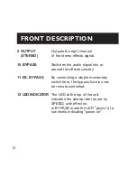 Предварительный просмотр 11 страницы TC Electronic Stereo Chorus/Flanger & Pitch Modulator User Manual