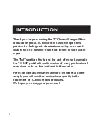 Preview for 3 page of TC Electronic Stereo Chorus/Flanger User Manual