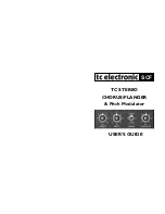 TC Electronic TC STEREO CHORUS/FLANGER User Manual preview