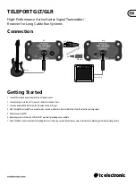 Предварительный просмотр 1 страницы TC Electronic Teleport GLT Getting Started