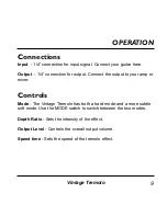 Preview for 9 page of TC Electronic Vintage COMPRESSOR User Manual