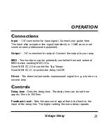 Preview for 21 page of TC Electronic Vintage COMPRESSOR User Manual