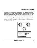 Предварительный просмотр 5 страницы TC Electronic Vintage Pedals User Manual