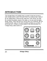 Предварительный просмотр 20 страницы TC Electronic Vintage Pedals User Manual