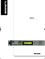 Preview for 1 page of TC Electronic XO24 User Manual