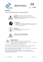 Preview for 3 page of TC FLUID CONTROL KMS-2 Installation And Operating Instructions Manual