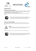 Preview for 6 page of TC FLUID CONTROL KMS-2 Installation And Operating Instructions Manual