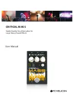 TC-Helicon CRITICAL MASS User Manual предпросмотр