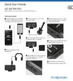 TC-Helicon GO GUITAR PRO Quick Start Manual предпросмотр