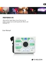 TC-Helicon PERFORM-VK User Manual preview